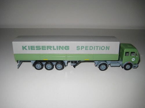 Herpa H0 811285 - Camión Mercedes-Benz con remolque "Kieserling" - Imagen 8 de 12