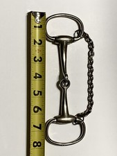 Stainless Steel Eggbutt Smooth Mouth English Horse Bit