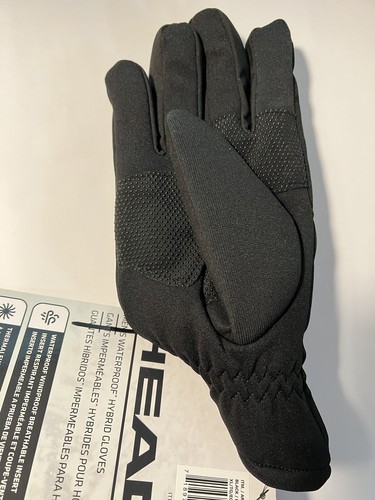 New Men's HEAD Waterproof Hybrid Gloves Black (L-XL) - Picture 5 of 6