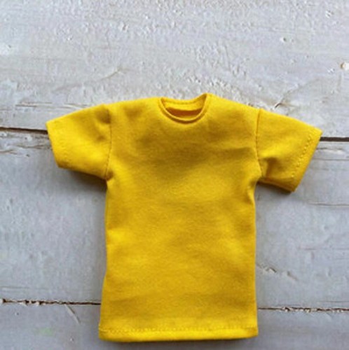 1/6 Scale Male Short Sleeve T-shirt Tops Clothes Model for 12”Action Figure Body - Picture 7 of 20