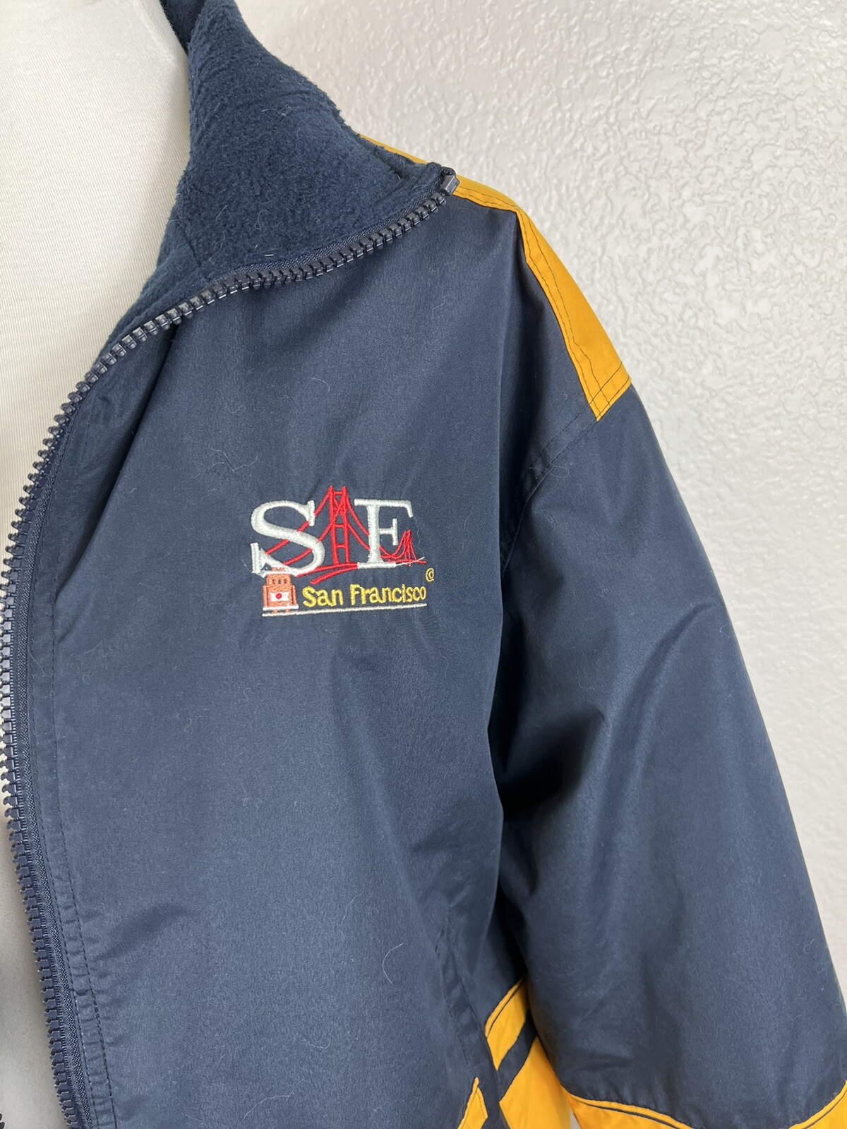 Mid 20's San Francisco Souvenir Reversible Jacket Coa… Gem