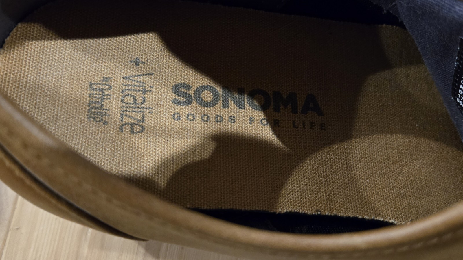 SAOLA Scarpa elegante casual Sonoma uomo Vitalize suola Ortholite taglia 8 5 M marrone blu