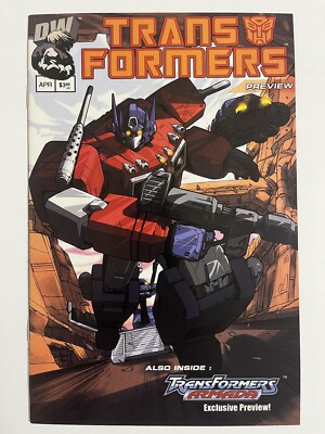 Transformers: Generation 1 Preview # 0 - Optimus Prime Cover - VF/NM to NM-
