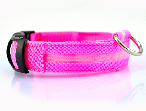 LED Glow Collar Dog Puppy Pet Flashing Light Safety Glow In The Dark FAST POST - Picture 77 of 81