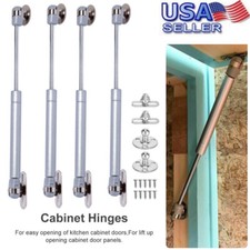 4 X Cabinet Door Lift Support Kitchen Gas Strut Hydraulic Spring Hinge Cupboard