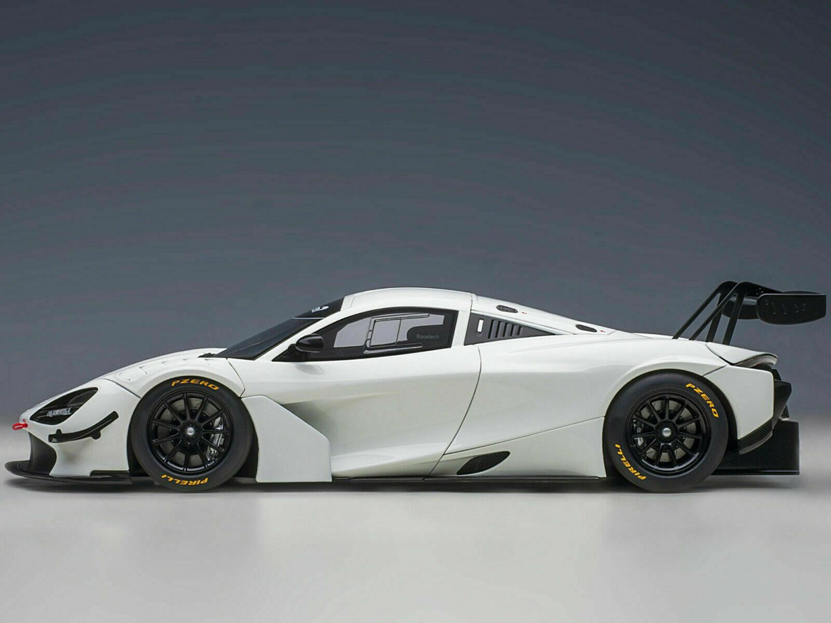 1/18 McLaren 720S GT3 Gloss White Sealed Body Model Car by AUTOart