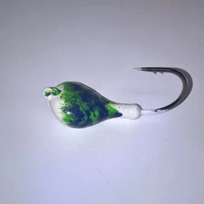 10 SPARKIE BLACKFISH  White Blue Green Jigs Heads Tautog  T&A JIGS TOG Jig