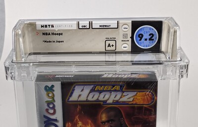 Nintendo Game Boy Color NBA Hoopz Video Game Sealed WATA 9.2 A+ | eBay
