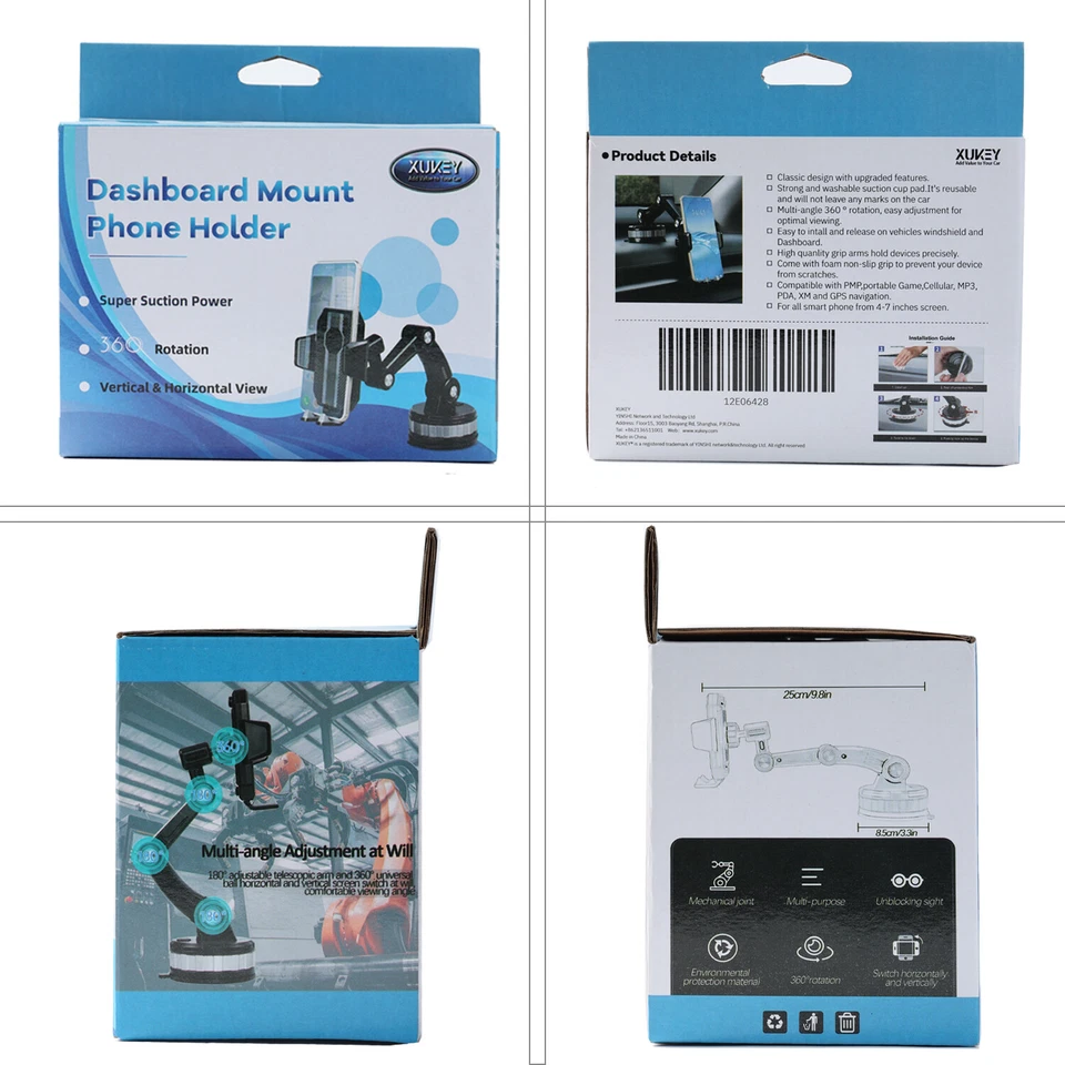 Base Para Poner Sujetar El Telefono En Carro Soporte Celular Movil GPS Coche FA1 - Image 3 of 4