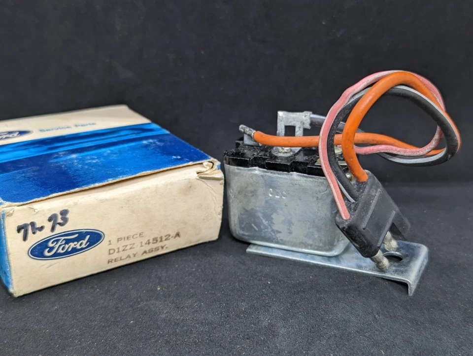 Relé trasero asiento ford mustang mercury cougar 1971 1972 1973 nuevo en stock d1zz-14512a Foto 2 de 4