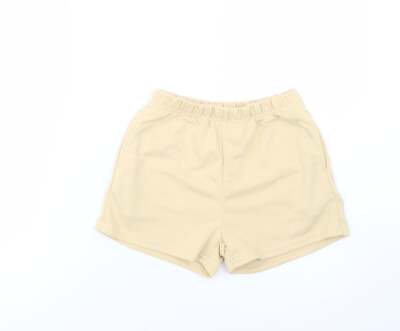 Shein Mädchen beige Polyestermischung Schweißshorts Größe 11-12 Jahre reg