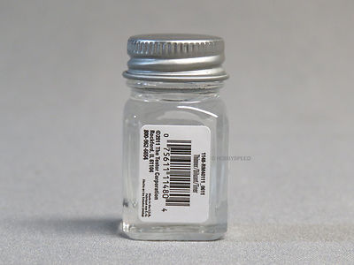 TESTORS PAINT THINNER 1/4oz 7.4ml plastic model car brush cleaner TES1148 NEW