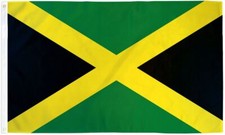"JAMAICA" flag 3x5 ft polyester banner sign Jamaican Caribbean UN United Nations