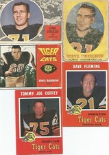 1950'S TO 2000'S CFL HAMILTON TIGER-CATS 20 CARD LOT inc BARROW MASOLI  LT43