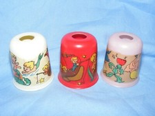 Fantasia Mazda Disney Vintage Christmas Lights Shades Pifco 3 For Spares RARE 