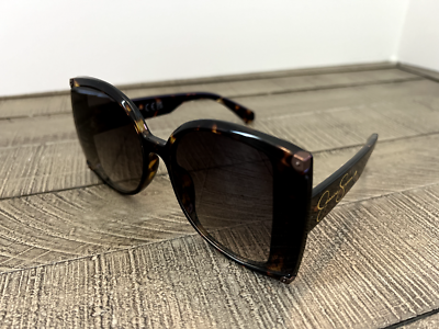 New Jessica Simpson Butterfly Sunglasses tortoise Stylish Butterfly Sunglasses in Blue Tortoise – Jessica Simpson main image 3