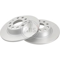 A.B.S. 2X Bremsscheibe Hinten 272 Voll FüR Vw Touran 1T1 1T2 1T3 Golf Vi