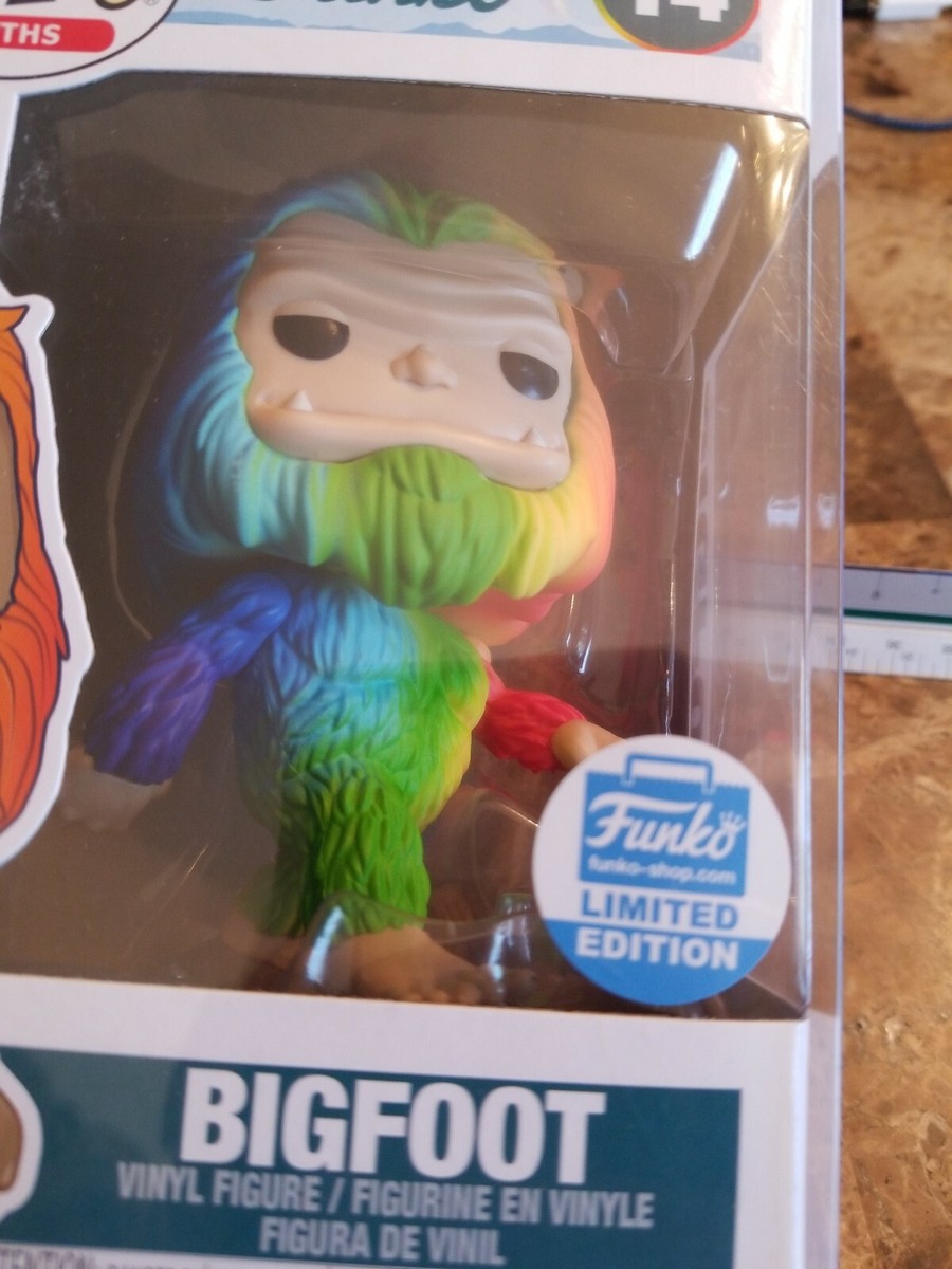 Funko Pop! Rainbow Bigfoot Exclusive - Myths Collection Limited Edition Vinyl Figure