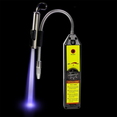 WJL-6000-UV Freon Leak Durable Detector Halogen Gas Tester HVAC Refrigerant AC