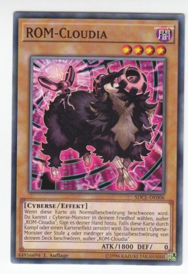 Yu-GI-OH ROM Cloudia Common SDCL-DE006 NEU!