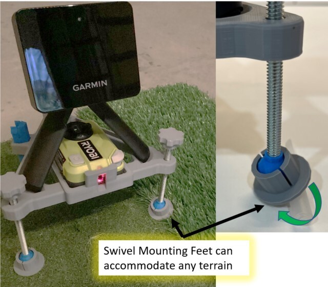 Garmin Approach R10 Golf Alignment and Leveling Stand - Multifunctional ...