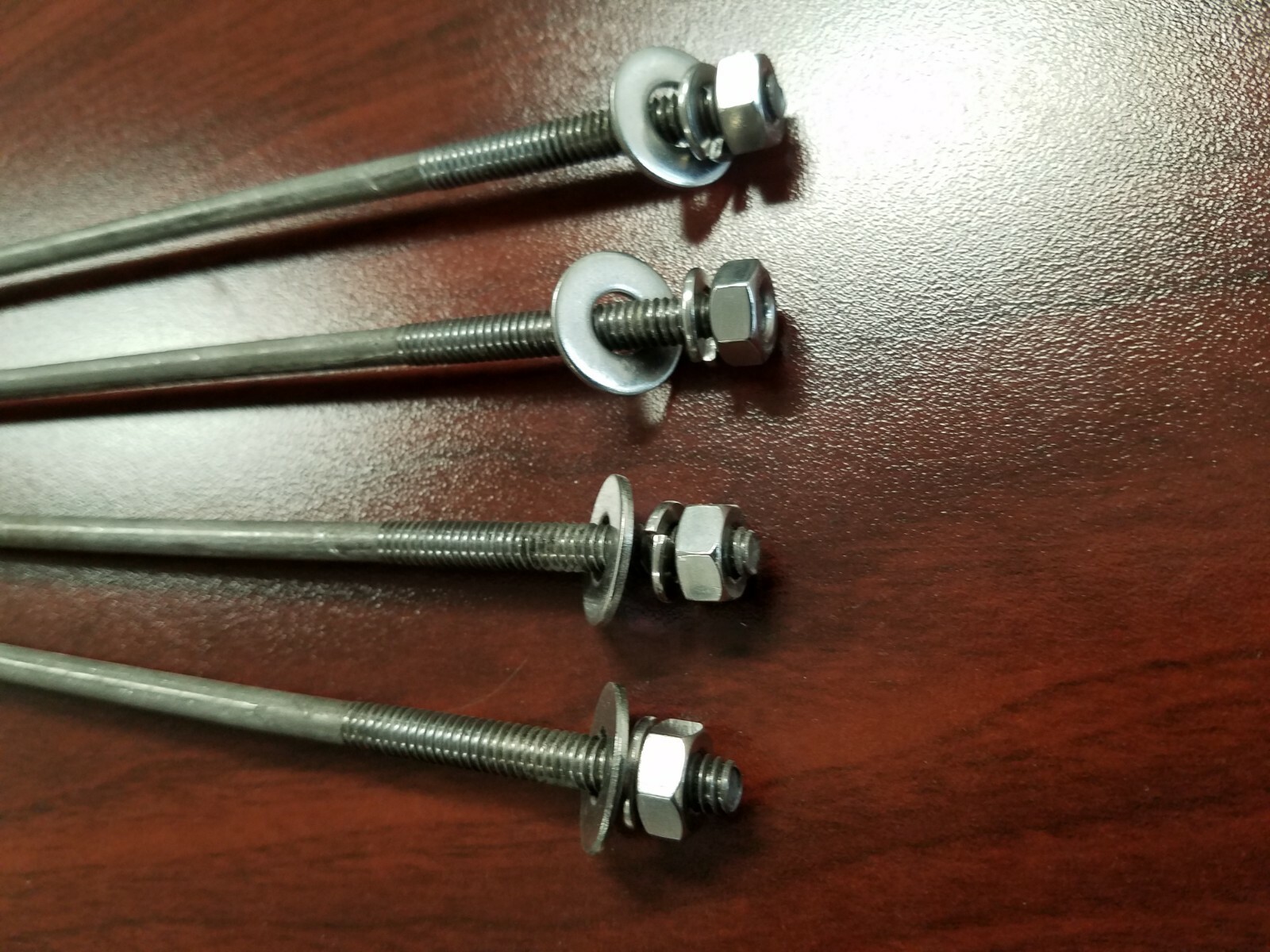 Specialty Bolt (Qty.4 ) 1/420 Hex Flange 10 1/2 inch long with nut