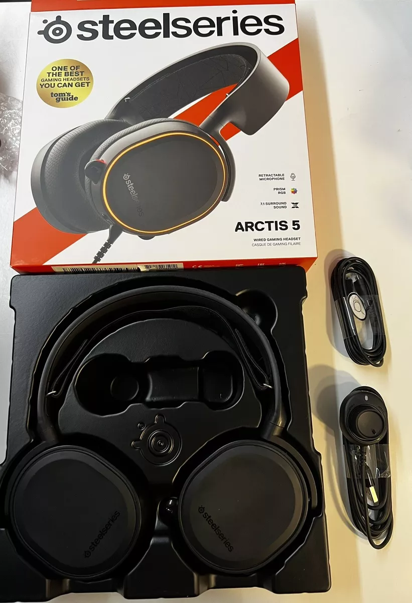 SteelSeries gaming headset Arctis 5 Black read E