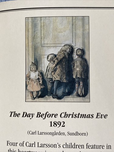Vintage 1996 Sealed Carl Larsson 6 Full Colour Frame Ready Posters~17” X 12” - Picture 5 of 11