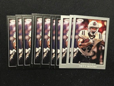 Lot (11) SKYY MOORE Chiefs 2022 SAGE Artistry Football base + silver rookie card