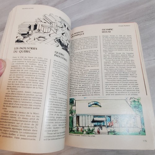 Worlds Fair Vintage 1967 Expo67 Montreal Official Guide Book French English - Picture 18 of 24