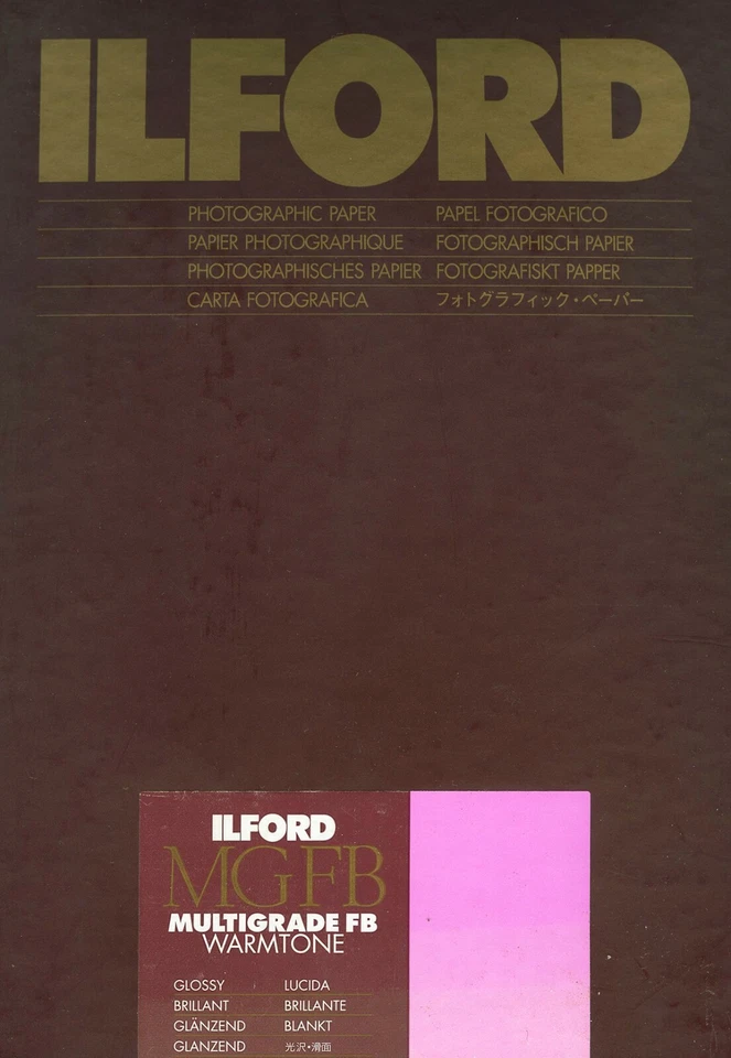 Ilford Multigrade Paper FB Warmtone Glossy 9.5x12" (24x30.5cm) 50 sheets - Image 1 of 1