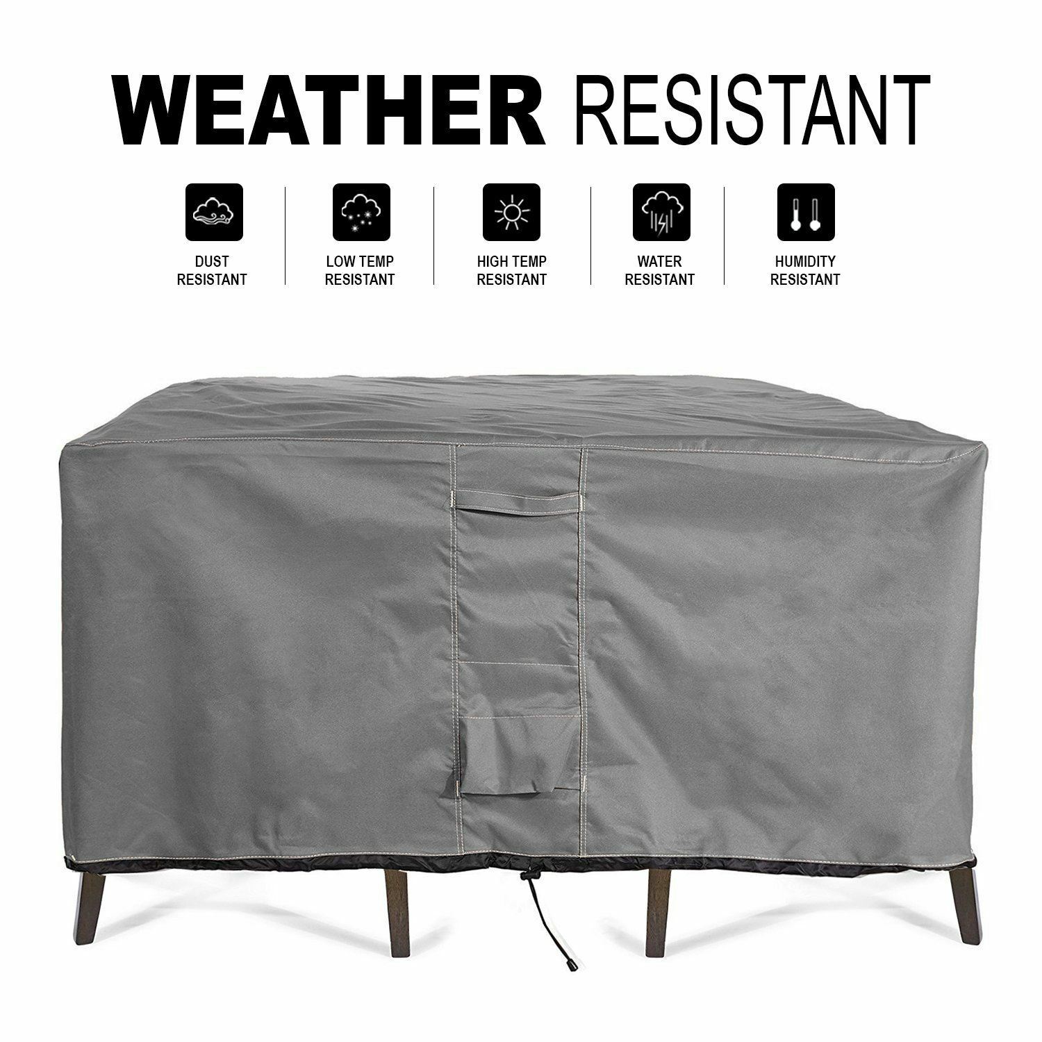 Khomo Gear Furniture Set Covers Titan Series Patio Table Chair Durable And For Sale Online Ebay