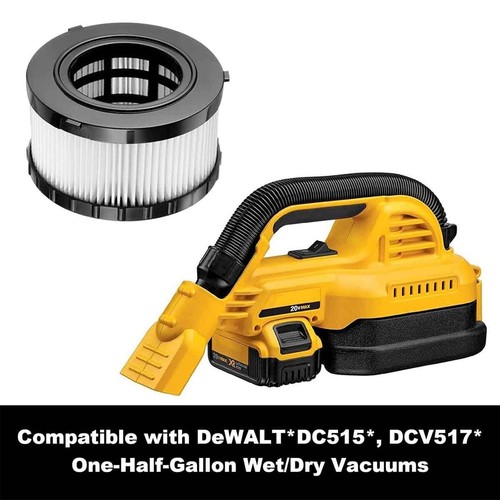 Ersatzfilter 1-2er-Pack passend für DeWalt Wet Dry DC515 & DCV517 Staubsauger - Bild 4 von 8