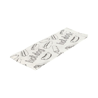 1000 Hot Dog Tüten Beutel Snackbeutel Papiertüten 21 cm x 8,5 cm weiss
