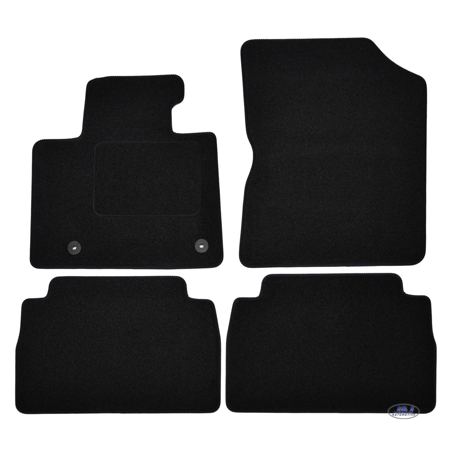 Tapis de sol en velours noir sur mesure pour Santa Fe Hybrid 2021-2024
