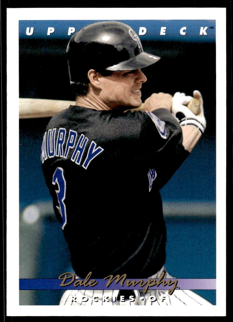 1993 Upper Deck Baseball Dale Murphy Colorado Rockies #706