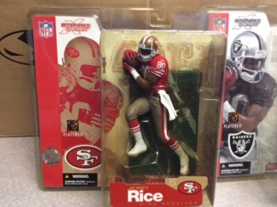 Mcfarlane NFL SERIES 5 JERRY RICE 49ERS VARIANT AND RAIDERS