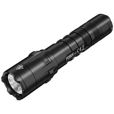 Nitecore P20UV V2 1000 Lumen LED Flashlight - Holster - Lanyard - Clip - Black