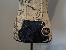 La Regale Beaded Evening Bag Purse Clutch NWT BLACK GOLD