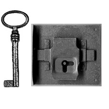 Zamek wlotowy + klucz żelazko prawy trzpień 35 okuć meblowych uchwyty zamki meblowe