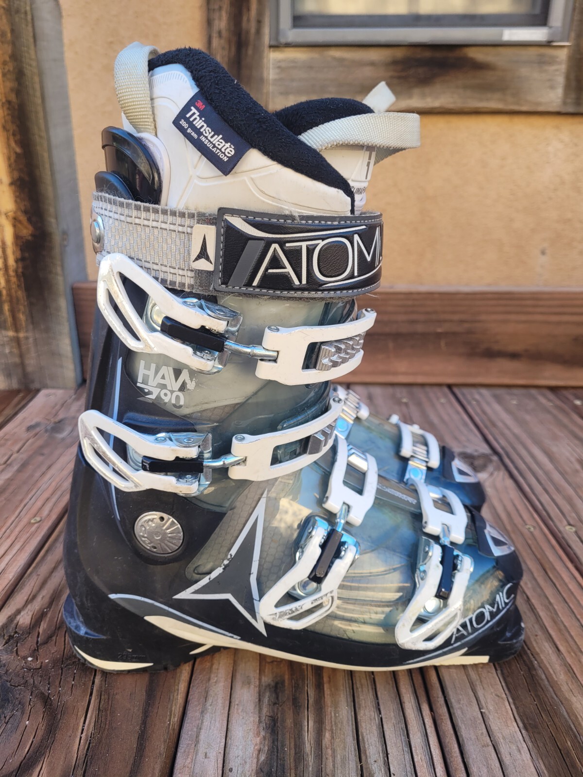 SALOMON Scarponi da sci Atomic Silver Hawx Pro 90 bianco e nero misura 25 25 5 295 mm 7 5 M 8 5 W