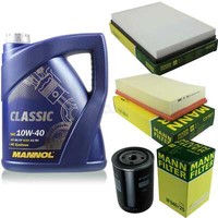 MANN-FILTER Inspektionspaket 5L Mannol Classic 10W-40 FüR Vw Passat Variant 1.9