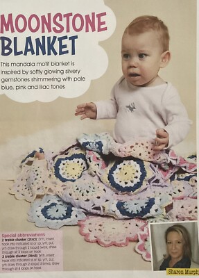 Häkelanleitung Mandala Motiv Babydecke