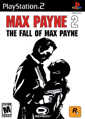 Max Payne 2 The Fall Of Max Payne PS2 BOX ART Premium POSTER MADE IN USA- PS2458
