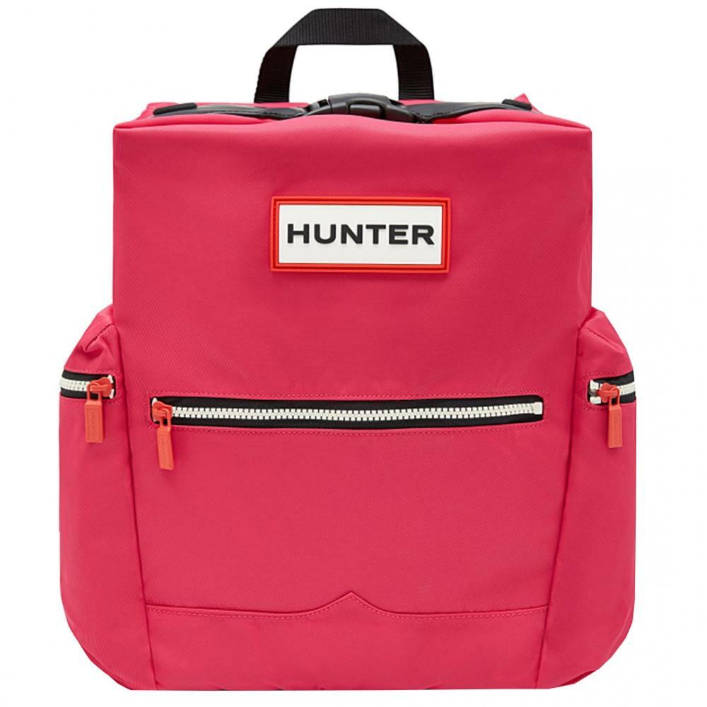 hunter rubberised leather backpack