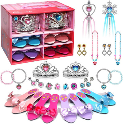Kinderschminke Set Mädchen Prinzessin Schuhe - ELSA Schuhe Make-Up Spielzeug Sch
