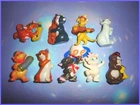 DISNEY ARISTOCATS 1989 KINDER SURPRISE FIGURINES FULL SET - FIGURES COLLECTIBLES