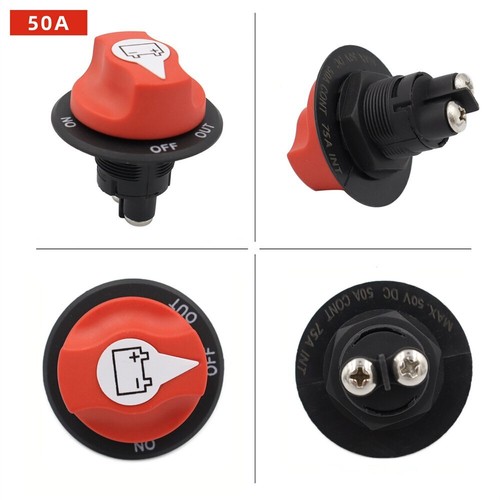 50A 200A 300A Car Battery Race Rally Switch 32V Cut Off Switch Kit For RV Truck - Picture 12 of 14