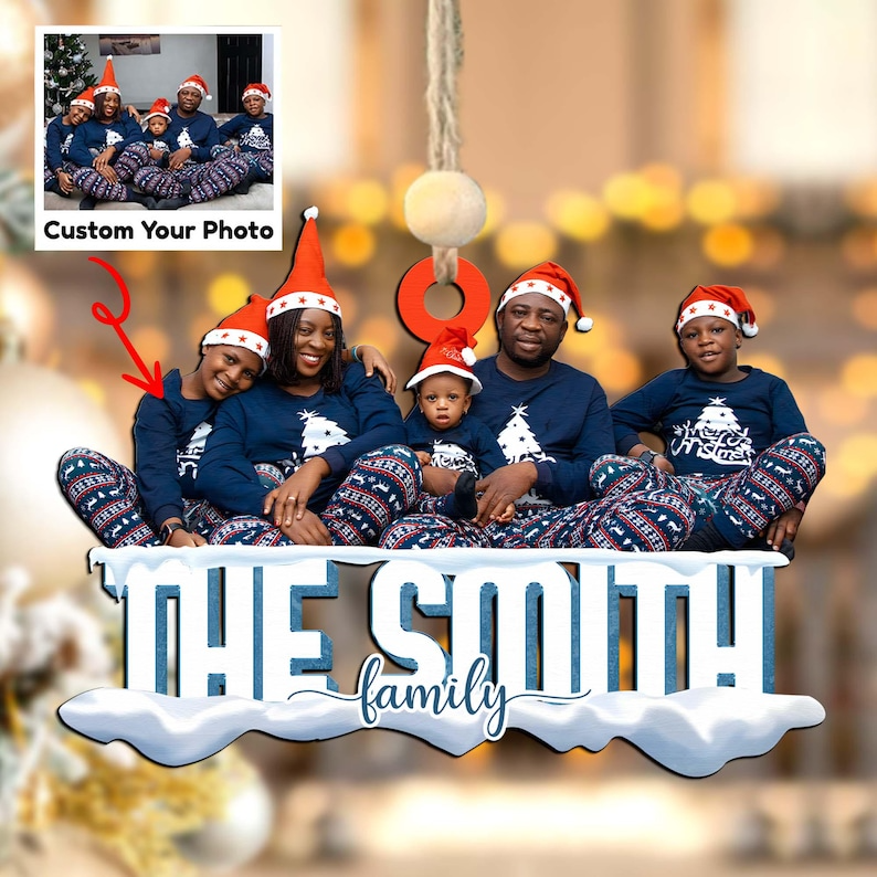 Custom Christmas Ornament Photo Ornament, Personalized Ornament, 2024 ornament Custom Christmas Ornament Photo Ornament, Personalized Ornament, 2024 ornament