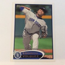 2012 Topps #477 Edison Volquez San Diego Padres